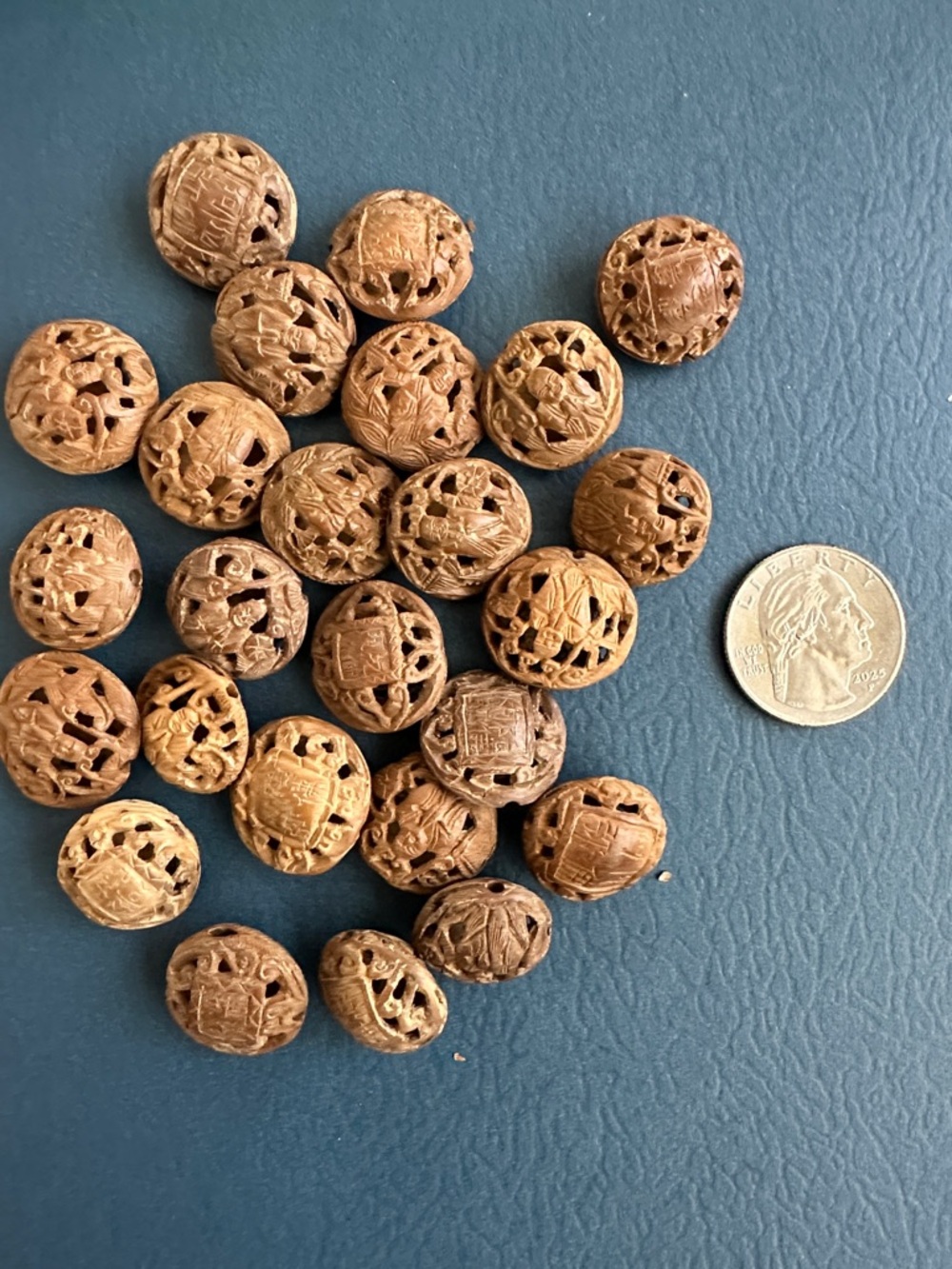Vintage Carved Beads Bundle